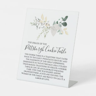 MARIAGE DE SIGNE DE TABLEAU DE COOKIES PITTSBURGH