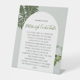 MARIAGE DE SIGNE DE TABLEAU DE COOKIES PITTSBURGH