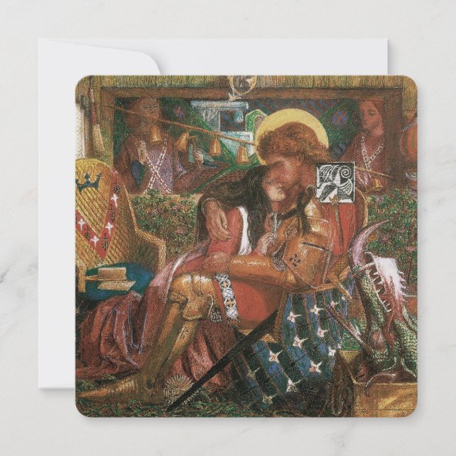 Mariage de St George, Princesse Sabra par Rossetti (Devant)