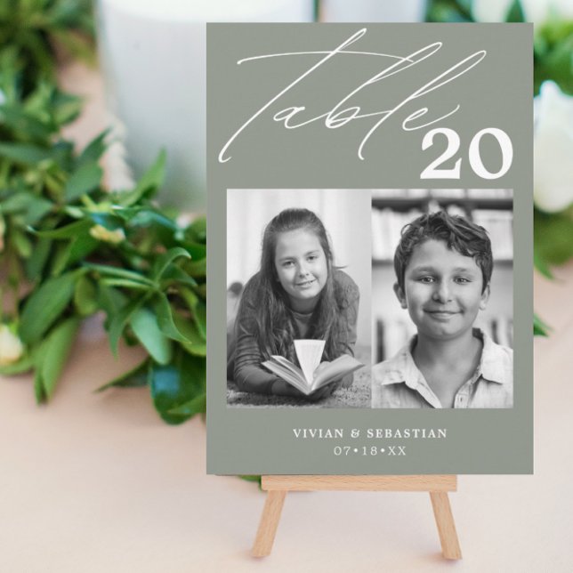 Mariage de taille minimale Numéro de table Deux im (Créateur téléchargé)