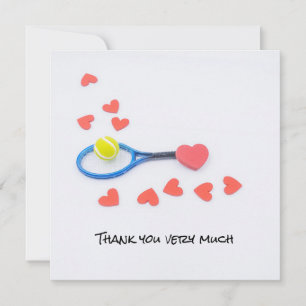 Mariage de tennis avec raquette et coeur d'amour