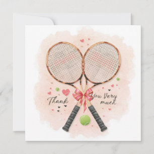 Mariage de tennis avec raquette et coeur d'amour
