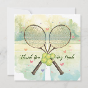 Mariage de tennis avec raquette et coeur d'amour