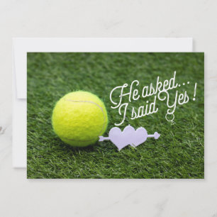 Mariage de tennis Enregistrer la date faire-part