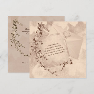 Mariage de texte espagnol Vow Renewal invitation