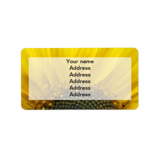 Mariage de tournesol Étiquettes de adresse