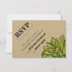 Mariage de typographie moderne succulente rustique