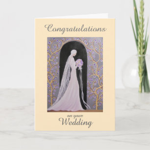 MARIAGE DE VINTAGE, CARTE DE GREETING