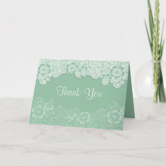 Mariage Dentelle de Menthe - Merci