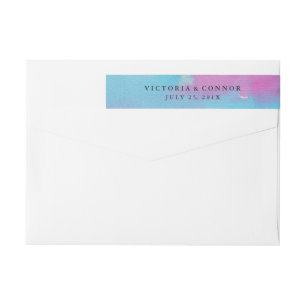 Mariage des rêves vibreux Wraparound Étiquettes