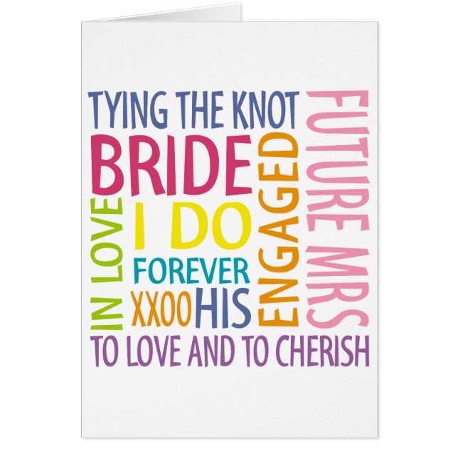 Mariage des sentiments de mariée (Devant)