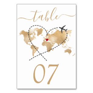 Mariage Destination Passport Carte du monde Italie