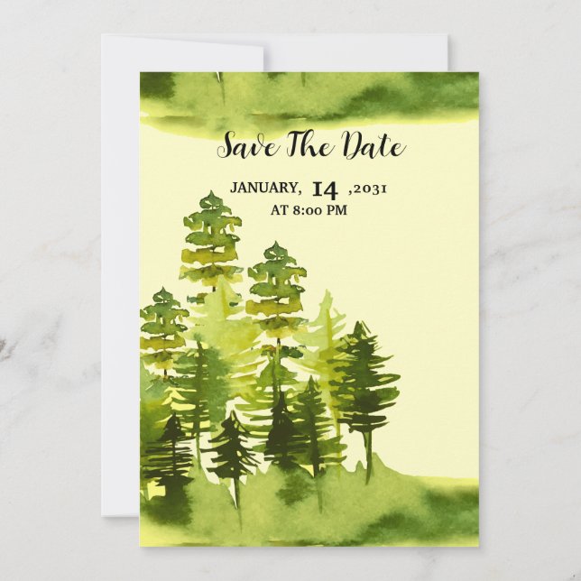 Mariage d'hiver montagne Joyeuse invitation voitur (Dos)