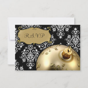 mariage d'hiver or rsvp standard 3,5 x 5
