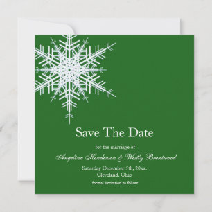 Mariage d'hiver, save the date