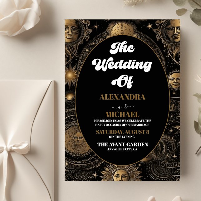 Mariage d'or noir céleste budgétaire (Créateur téléchargé)