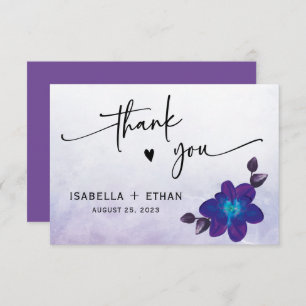 Mariage d'orchidée bleue