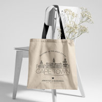 Mariage du Cap | Sac fourre-tout Skyline stylisé