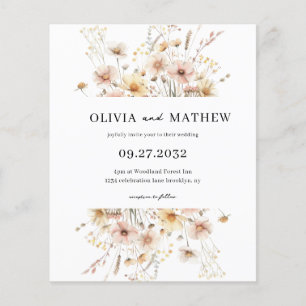 MARIAGE du Fleur sauvage du budget Whimssical Rust