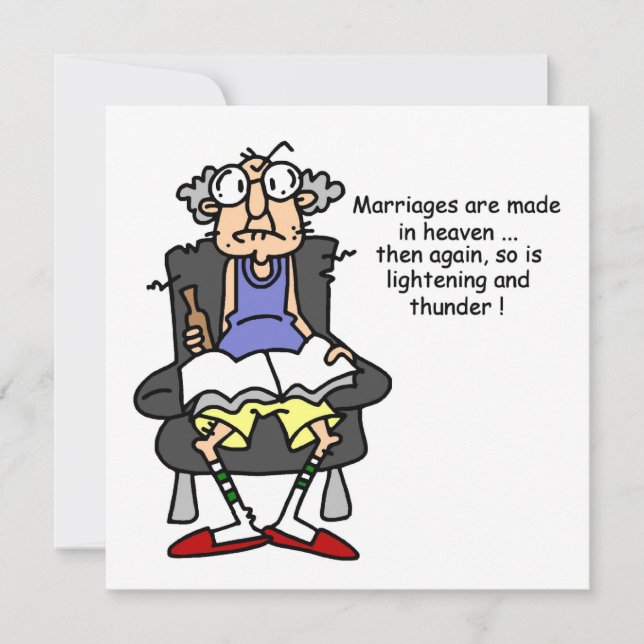 Mariage, Éclair, Humour tonnerre (Devant)