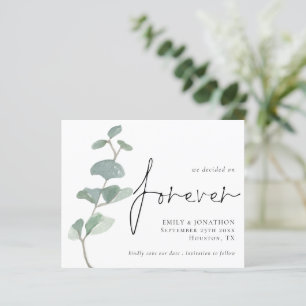 Mariage Économique Eucalyptus Pour Toujours Enregi