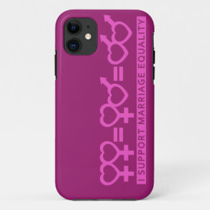 Mariage Égalité / One Love coque iphone personnali