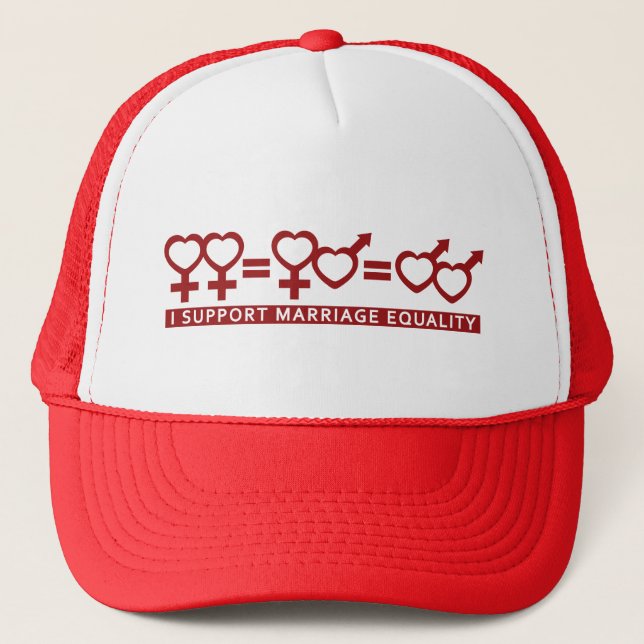 Mariage Égalité / Un casquette d'amour - choisir l (Devant)