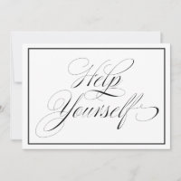 Mariage élégant Aidez-Vous À Signe