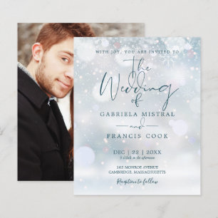 Mariage Élégant Budget Wonderland Hivernal Photo