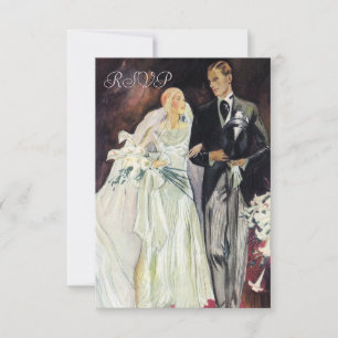 Mariage élégant édouardien RSVP