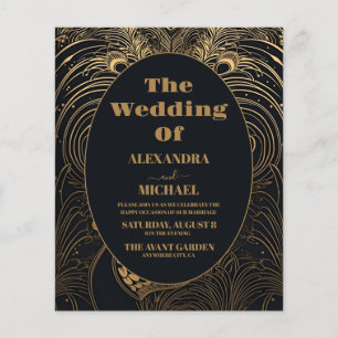 Mariage élégant et économique avec des paons Art d
