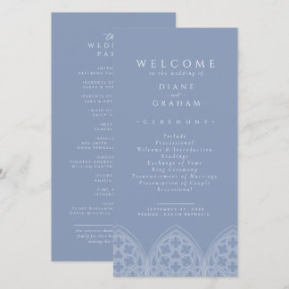 Mariage élégant gothique cathédrale bleu pour touj