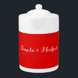 Mariage Élégant Minimaliste Classique Rouge Chaud<br><div class="desc">Ce modèle peut être customisé pour répondre à tous les métiers professionnels.</div>