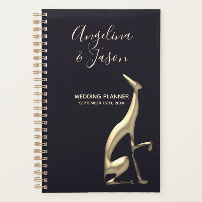 Mariage élégant noir (Devant)