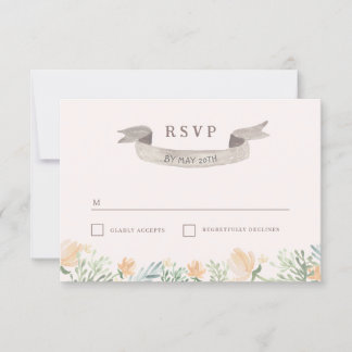 Mariage en crête florale RSVP
