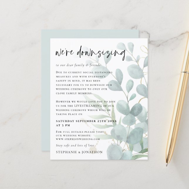 Mariage en direct sur Internet avec un budget Euca (Devant/Arrière en situation)