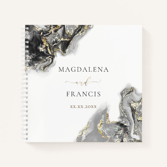 mariage en marbre noir Livre d'or (Devant)