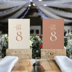 Mariage en terre cuite à double ton Numéro de tabl
