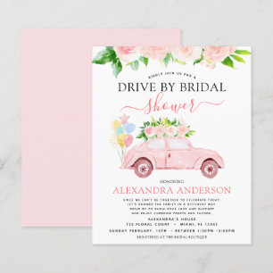 Mariage en voiture à petit budget Fleurs rose blus