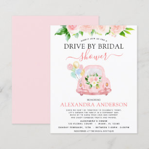 Mariage en voiture à petit budget Fleurs rose blus