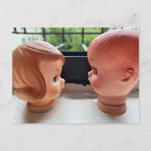 Mariage Enregistrer la date carte postale Retro po