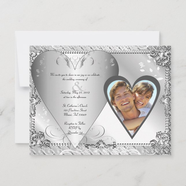 Mariage Enregistrer la date Invitation (Devant)