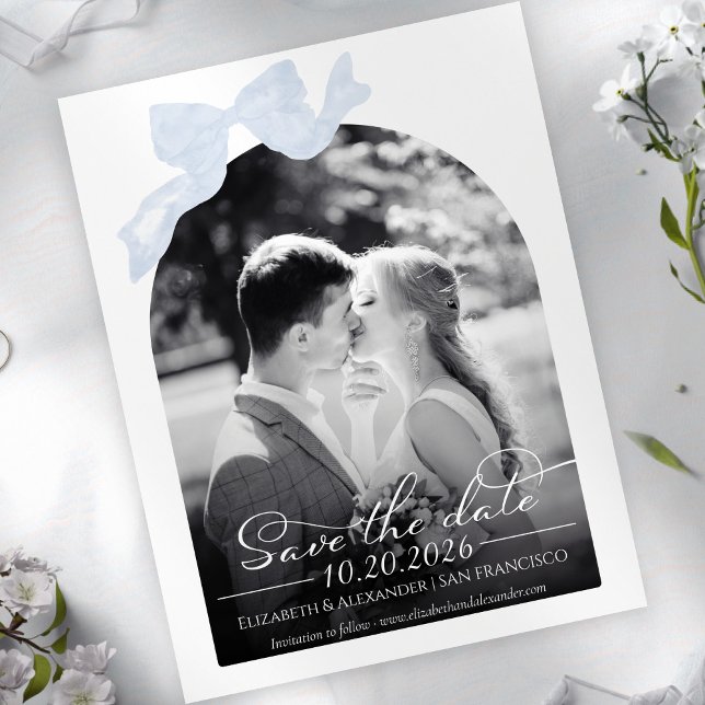 Mariage Enregistrer la date Invitation | Photo de  (Créateur téléchargé)