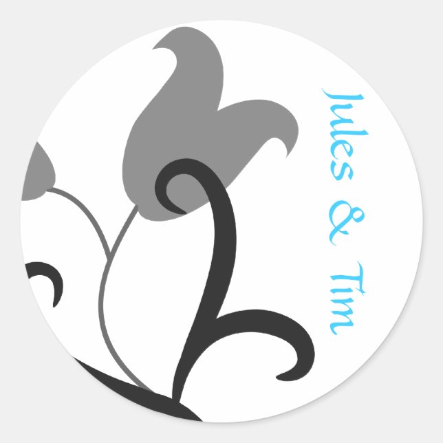 MARIAGE ENVELOPPE SEAL STICKERS MODÈLE (Devant)