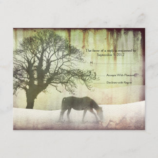 Mariage équestre RSVP