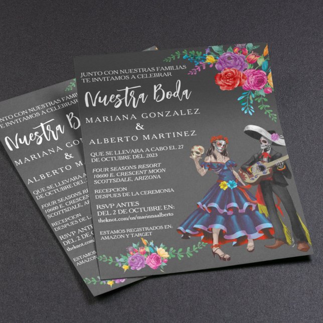 Mariage espagnol Nuestra Boda Jour des Morts (Créateur téléchargé)