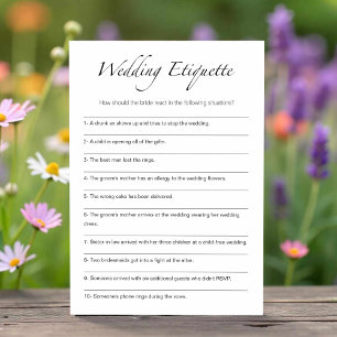 Mariage Etiquette Drôle Fête des mariées Carte de 