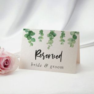 Mariage Eucalyptus de mariée et de chambre réservé
