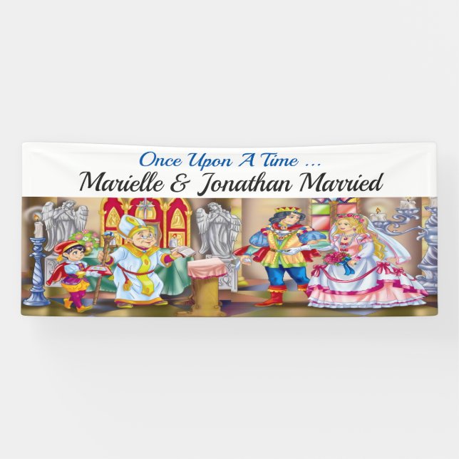 Mariage Fairytale / Bannière Anniversaire (Horizontal)
