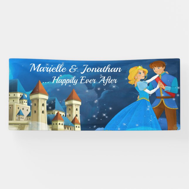 Mariage Fairytale / Bannière Anniversaire (Horizontal)